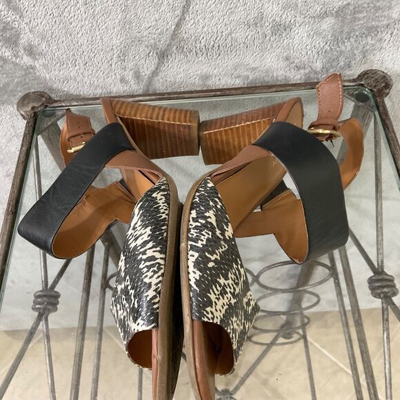 Naturalizer N5 Comfort Sandals Dahnny women’s size 8 Open Toe Black Leather - Picture 8 of 11